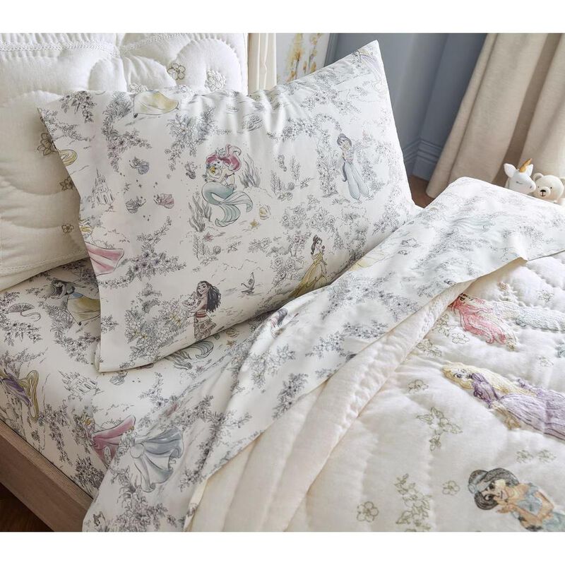 Pottery Barn Kids Heritage Disney Princess Sheet Set - King Single image number 1